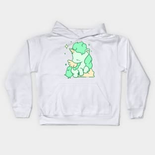 Soft Unicorn (Mint Turquoise) Kids Hoodie